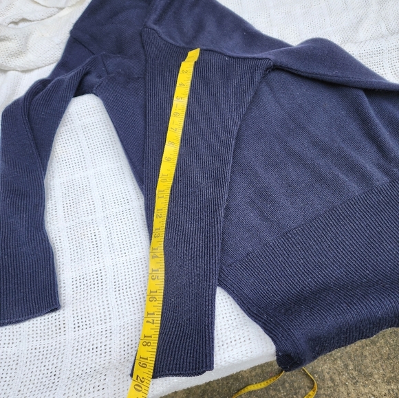 Mondi iconic Vintage‎ Navy  button detail tunic sweater S/ M - Picture 8 of 14